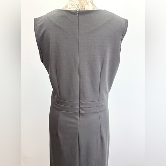 ACEVOG Gray Sleeveless Sheath Dress size XL - Picture 4 of 16